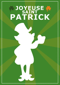 Lutin dansant pour c&eacute;l&eacute;brer Saint Patrick
